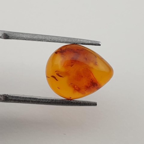 Baltic amber cabochon 12x10 mm no 359