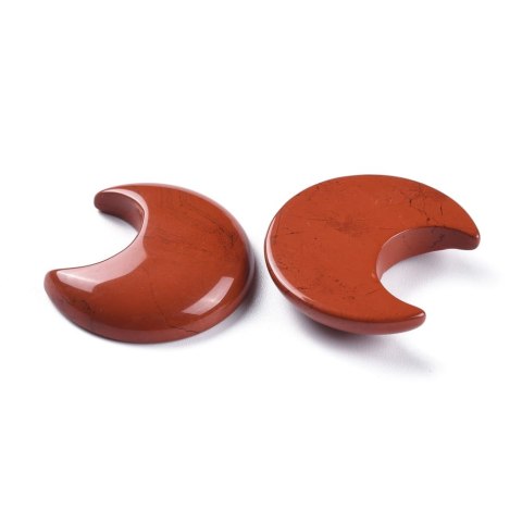 Jasper red cabochon moon 3.5x3.0 cm 1 pcs Jasper red cabochon moon 3.5x3.0 cm 1 pcs