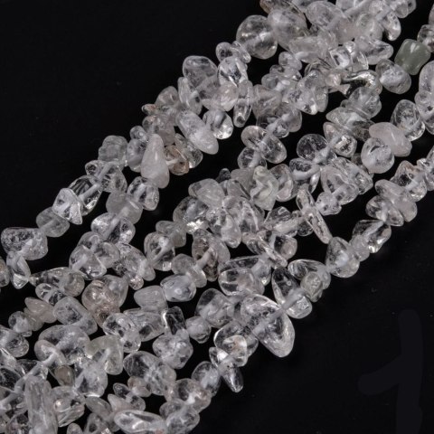 Mountain crystal quartz chopped 3-10 mm string 10 cm Mountain crystal quartz chopped 3-10 mm string 10 cm