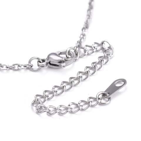 Łańcuszek stal chirurgiczna 2 mm 41+6 cm Łańcuszek stal chirurgiczna 2 mm 41+6 cm