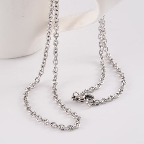 Chain of surgical steel 3 mm 61 cm Chain of surgical steel 3 mm 61 cm