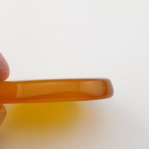 Yellow onyx cabochon 39x27 mm no. 15 Yellow onyx cabochon 39x27 mm no. 15