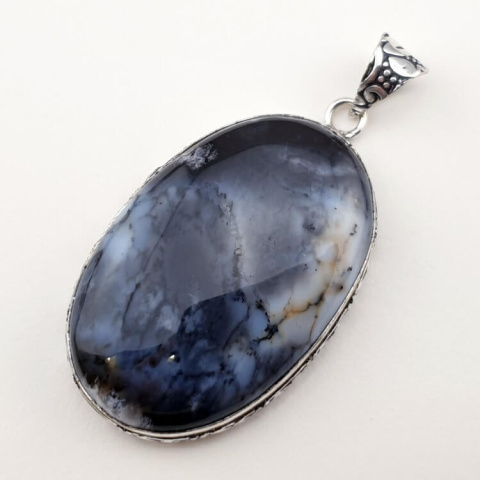 Agate dendrite pendant 40x27 mm no. 31 Agate dendrite pendant 40x27 mm no. 31