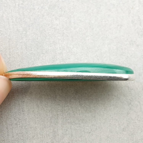Malachite pendant 38x18 mm no 125 Malachite pendant 38x18 mm no 125
