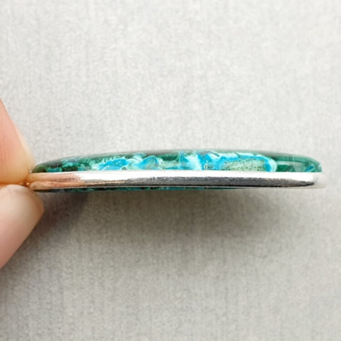 Malachite pendant 38x18 mm no 126 Malachite pendant 38x18 mm no 126