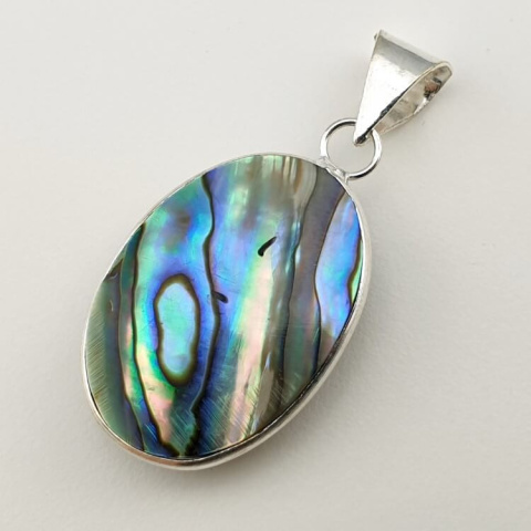 Paua abalone zawieszka 29x20 mm nr 202 Paua abalone zawieszka 29x20 mm nr 202