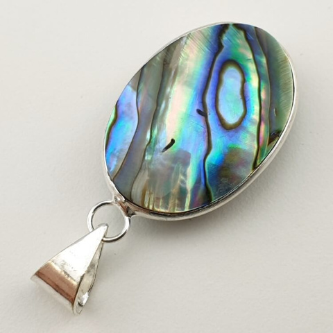 Paua abalone zawieszka 29x20 mm nr 202 Paua abalone zawieszka 29x20 mm nr 202