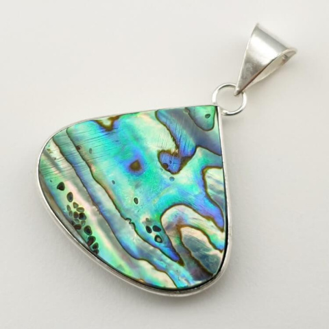 Paua abalone pendant 32x28 mm no. 177 Paua abalone pendant 32x28 mm no. 177