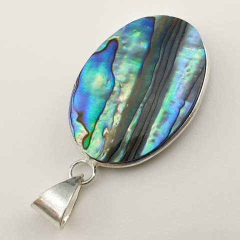 Paua abalone pendant 33x24 mm no 167 Paua abalone pendant 33x24 mm no 167