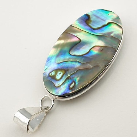Paua abalone pendant 34x19 mm no 168 Paua abalone pendant 34x19 mm no 168