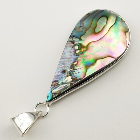Paua abalone pendant 42x21 mm no 188 Paua abalone pendant 42x21 mm no 188