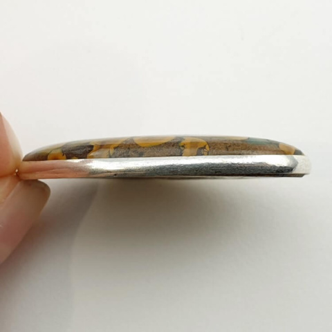 Fruit jasper pendant 38x24 mm no 4 Fruit jasper pendant 38x24 mm no 4