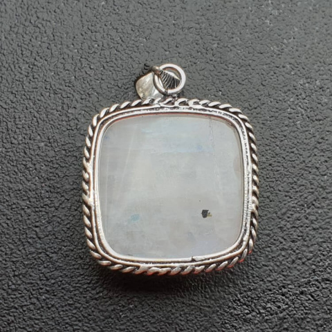 Moonstone pendant 24x24 mm no 164 Moonstone pendant 24x24 mm no 164
