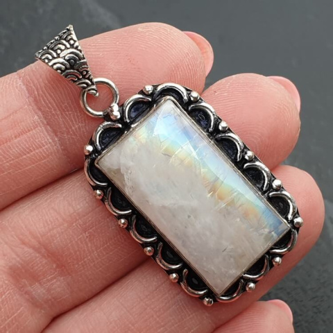 Moonstone pendant 26x14 mm no 134 Moonstone pendant 26x14 mm no 134