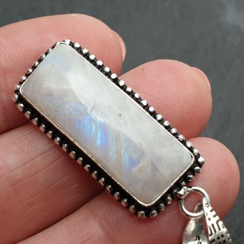 Moonstone pendant 28x11 mm no 138 Moonstone pendant 28x11 mm no 138