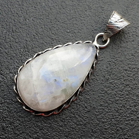 Moonstone pendant 28x17 mm no 158 Moonstone pendant 28x17 mm no 158