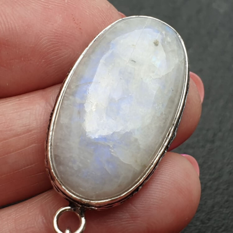 Moonstone pendant 32x19 mm no. 178 Moonstone pendant 32x19 mm no. 178