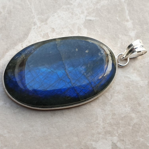 Labradorite pendant 42x26 mm no 784 Labradorite pendant 42x26 mm no 784