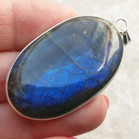 Labradorite pendant 42x26 mm no 784 Labradorite pendant 42x26 mm no 784