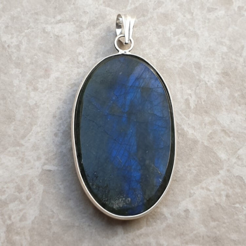 Labradorite pendant 42x26 mm no 784 Labradorite pendant 42x26 mm no 784