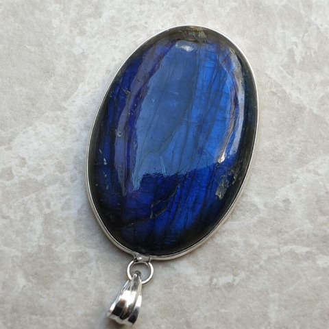 Labradorite pendant 45x30 mm no 827 Labradorite pendant 45x30 mm no 827