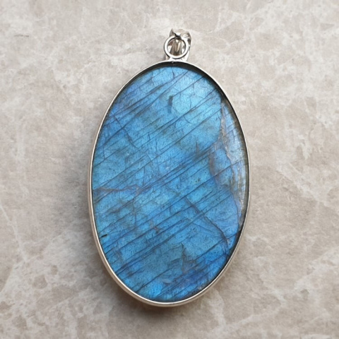 Labradorite pendant 47x31 mm no 808 Labradorite pendant 47x31 mm no 808