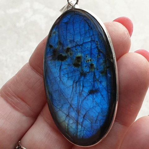 Labradorite pendant 50x31 mm no. 764 Labradorite pendant 50x31 mm no. 764