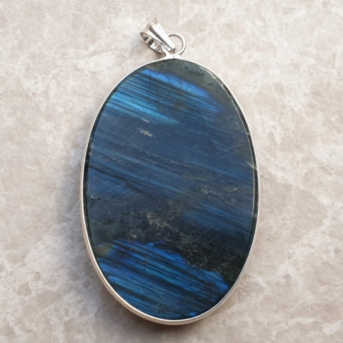 Labradorite pendant 52x35 mm no 803 Labradorite pendant 52x35 mm no 803