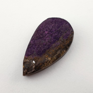 Purpurite raw cabochon 24x13 mm no 113