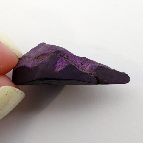 Purpurite raw cabochon 26x17 mm no. 107 Purpurite raw cabochon 26x17 mm no. 107