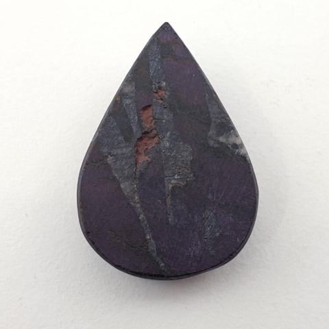 Purpurite raw cabochon 26x19 mm no. 109 Purpurite raw cabochon 26x19 mm no. 109