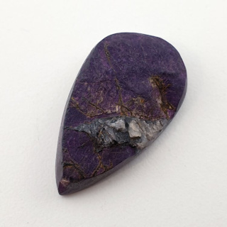 Purpurite raw cabochon 29x17 mm no 91