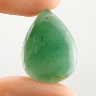 Jadeite green cabochon 25x18 mm no. 25