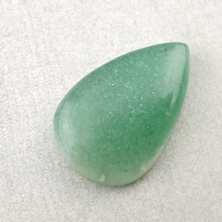 Green jade cabochon 26x17 mm no 59