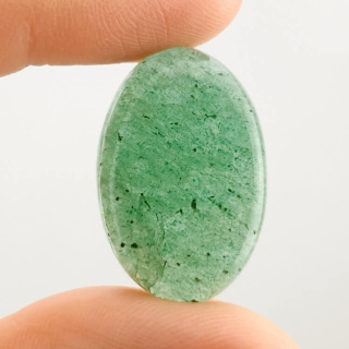 Jadeite green cabochon 26x18 mm no 56