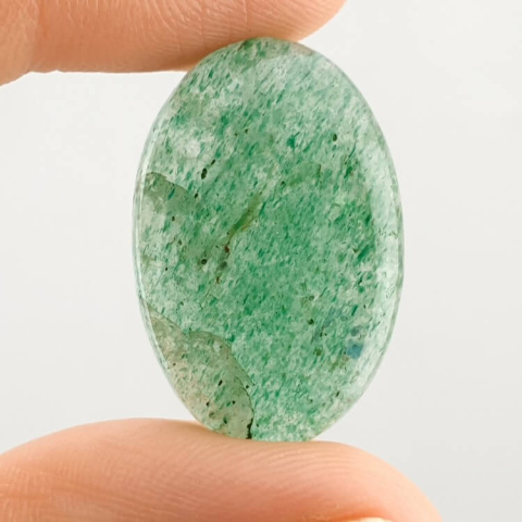 Jadeit zielony kaboszon 27x18 mm nr 11 Jadeit zielony kaboszon 27x18 mm nr 11