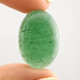 Jadeite green cabochon 28x19 mm no 19