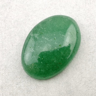 Green jade cabochon 28x19 mm no 19