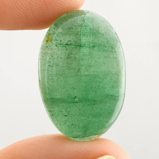 Jadeite green cabochon 28x19 mm no. 20