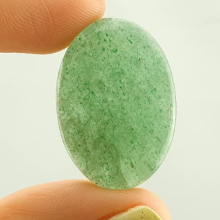 Jade green cabochon 28x20 mm no. 2