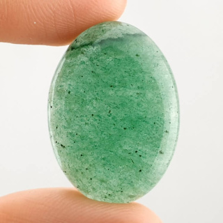 Jadeite green cabochon 28x20 mm no. 54