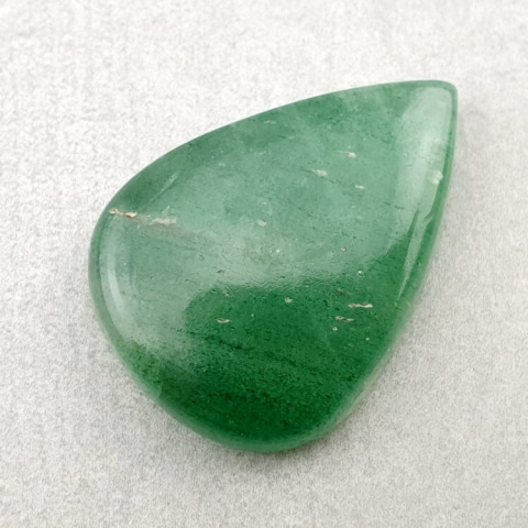 Green jade cabochon 28x21 mm no 17 Green jade cabochon 28x21 mm no 17