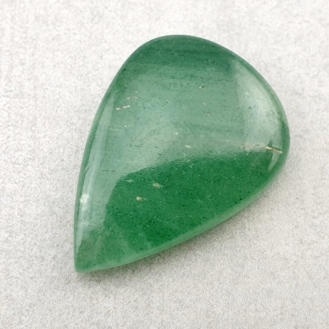 Green jade cabochon 28x21 mm no 17 Green jade cabochon 28x21 mm no 17