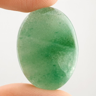Jadeite green cabochon 28x21 mm no 41