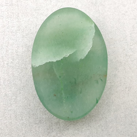 Green jade cabochon 29x19 mm no 58 Green jade cabochon 29x19 mm no 58