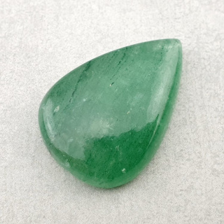 Green jade cabochon 29x20 mm no 14