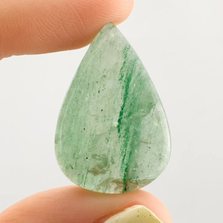 Jadeite green cabochon 29x20 mm no 16