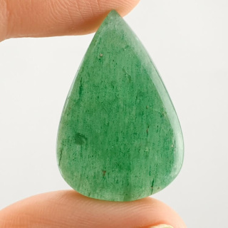 Jade green cabochon 29x20 mm no 55