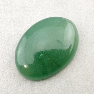 Green jade cabochon 30x21 mm no 45