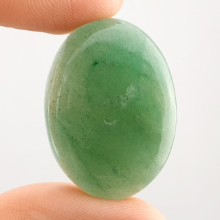 Jade green cabochon 30x22 mm no 32